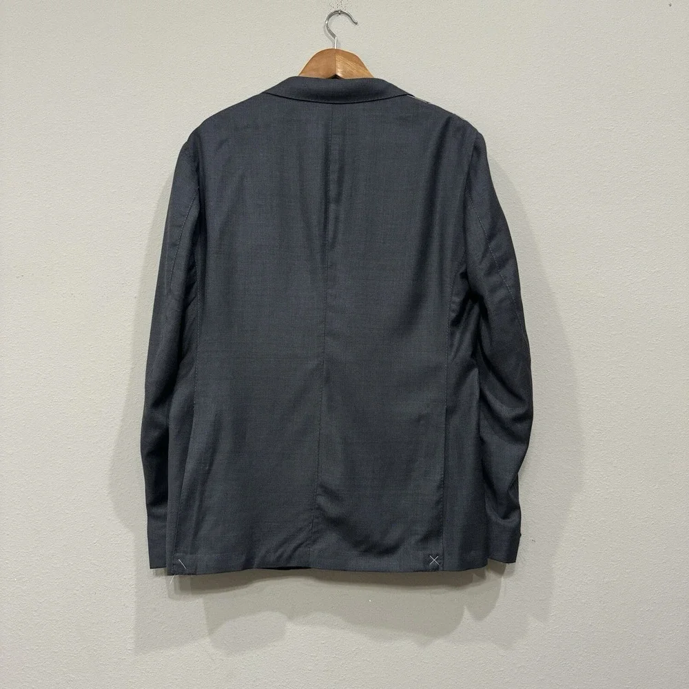 Eleventy Platinum Zegna 44R Blazer Australian Wool Hand Stitch Half‎ Lined